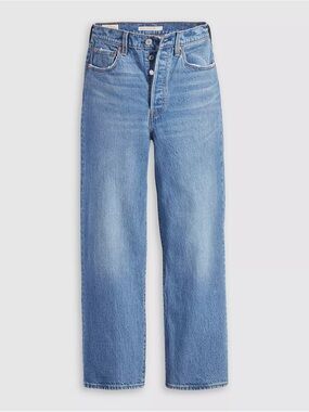 Levi's Women's High-Rise Straight Jeans in Light Blue